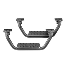 Cargar imagen en el visor de la galería, Go Rhino Dominator Extreme D6 SideSteps - Tex Blk - 4in Drop Down Steps (Pair)