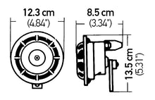 Cargar imagen en el visor de la galería, Hella Supertone Horn Set 24V 84w Black