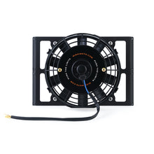 Load image into Gallery viewer, Mishimoto Universal 10in. Heavy-Duty Oil Cooler Fan Shroud - Micro Wrinkle Black