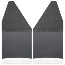 Cargar imagen en el visor de la galería, Husky Liners GM 99-16 Silverado/Sierra 12in W Black Top SS Weight Kick Back Front Mud Flaps