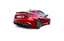 Load image into Gallery viewer, Akrapovic 17-19 Alfa Romeo Giulia Quadrifoglio Evolution Line Cat Back (Titanium)