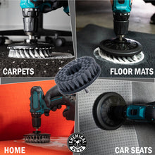 Cargar imagen en el visor de la galería, Chemical Guys Carpet Brush w/Drill Attachment - Light Duty