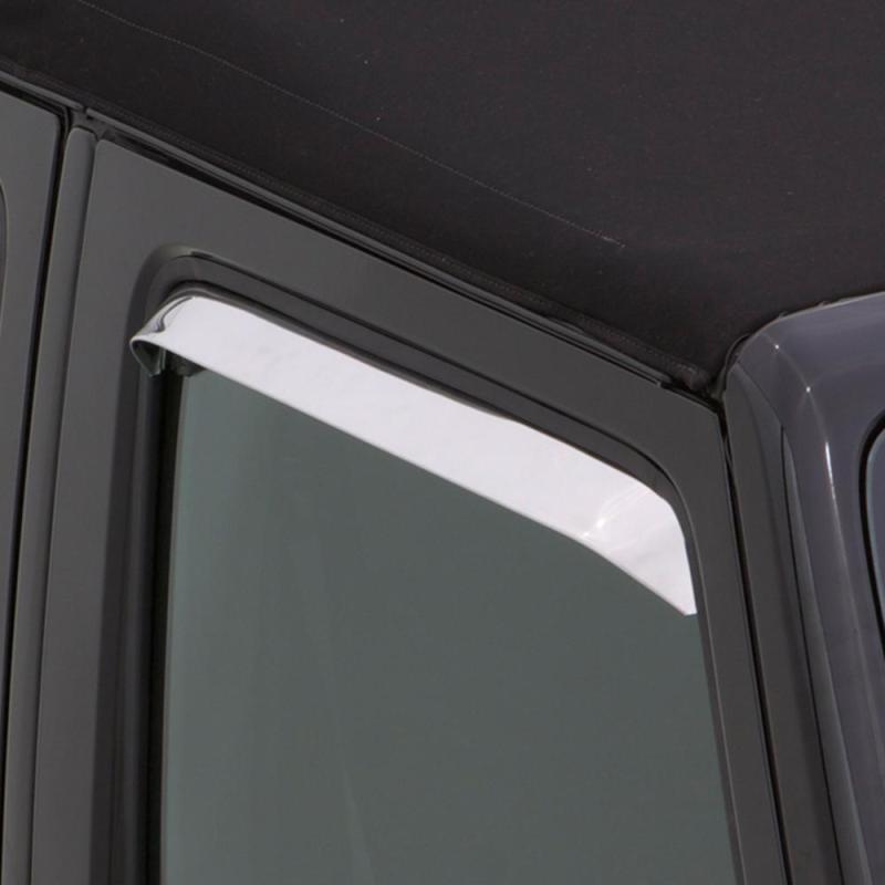 AVS 84-88 Toyota Pickup Ventshade Window Deflectors 2pc - Stainless