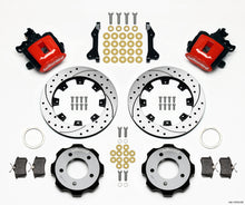 Cargar imagen en el visor de la galería, Wilwood Combination Parking Brake Rear Kit 12.19in Drilled Red 2006-Up Civic / CRZ