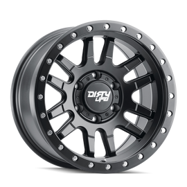 Dirty Life 9309 Canyon Pro 17x9/5x127 BP/-12mm Offset/71.5mm Hub Matte Black Wheel - Not Beadlock