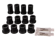 Cargar imagen en el visor de la galería, Energy Suspension 84-85 Toyota 4Runner 2 &amp; 4WD Black Front Leaf Spring Bushing Set