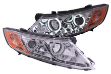 Cargar imagen en el visor de la galería, ANZO 2011-2013 Kia Optima Projector Headlights w/ Halo Chrome (CCFL)