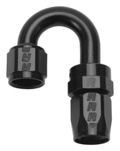 Cargar imagen en el visor de la galería, Russell Performance -6 AN Black 180 Degree Full Flow Swivel Hose End