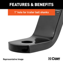 Cargar imagen en el visor de la galería, Curt Class 3 Ball Mount (2in Shank 7500lbs 6in Drop 9-1/4in Long)