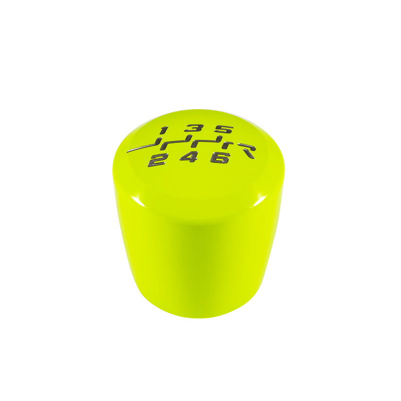 Raceseng Ashiko Shift Knob (Gate 3 Engraving) M12x1.25mm Adapter - Neon Yellow