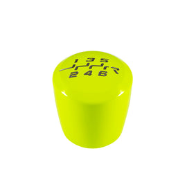 Raceseng Ashiko Shift Knob (Gate 3 Engraving) M12x1.25mm Adapter - Neon Yellow