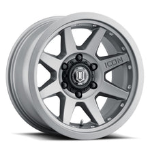 Cargar imagen en el visor de la galería, ICON Rebound Pro 17x8.5 5x5 -6mm Offset 4.5in BS 71.5mm Bore Titanium Wheel