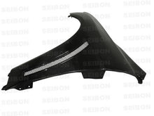 Cargar imagen en el visor de la galería, Seibon 08-12 Mitsubishi Evo X 10mm Wider Carbon Fiber Fenders