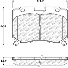 Load image into Gallery viewer, StopTech 93-98 Toyota Supra Street Performance Front Brake Pads