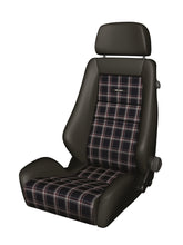 Cargar imagen en el visor de la galería, Recaro Classic LX Seat - Black Leather/Classic Checkered Fabric