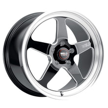 Cargar imagen en el visor de la galería, Weld S155 17x10 Ventura Drag 5x114.3 ET00 BS5.50 Gloss BLK MIL DIA 78.1