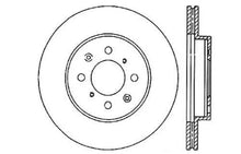 Cargar imagen en el visor de la galería, StopTech 90-01 Integra (EXC Type R) / 90-05 Honda Civic Cross Drilled Left Front Rotor