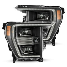 Cargar imagen en el visor de la galería, AlphaRex 21-22 Ford F150 PRO-Series Projector headlights Black w/Activ Light/Seq Signal