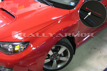 Cargar imagen en el visor de la galería, Rally Armor 08-11 Subaru STI (Hatch Only) / 11-14 WRX (Hatch Only) Black UR Mud Flap w/Red Logo