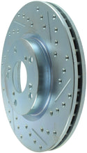 Cargar imagen en el visor de la galería, StopTech Select Sport 06-15 Honda Civic Si Slotted and Drilled Left Front Rotor