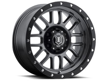 Cargar imagen en el visor de la galería, ICON Alpha 17x8.5 5x5 0mm Offset 4.75in BS 71.5mm Bore Gun Metal Wheel