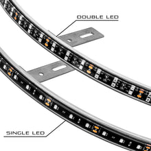 Cargar imagen en el visor de la galería, Oracle LED Illuminated Wheel Rings - Double LED - White