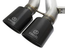 Cargar imagen en el visor de la galería, aFe Takeda 3in SS Exhaust Cat-Back 13-16 Ford Focus ST 2.0L Black Tips