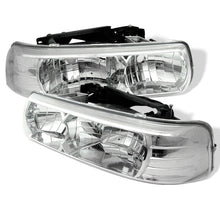 Cargar imagen en el visor de la galería, Spyder Chevy Silverado 1500/2500 99-02 Crystal Headlights Chrome HD-YD-CSIL99-C