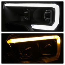 Cargar imagen en el visor de la galería, xTune Toyota Tacoma 16-18 DRL Light Bar Projector Headlights - Black PRO-JH-TTA16-LBDRL-BK