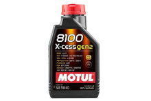 Cargar imagen en el visor de la galería, Motul 1L Synthetic Engine Oil 8100 5W40 X-CESS