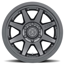 Cargar imagen en el visor de la galería, ICON Rebound Pro 17x8.5 6x135 6mm Offset 5in BS 87.1mm Bore Satin Black Wheel