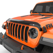 Cargar imagen en el visor de la galería, EGR Jeep 2018+ Wrangler / 2020+ Gladiator Superguard Hood Shield - Dark Smoke (305251)