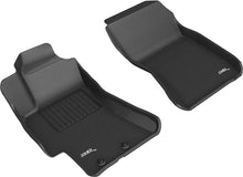 Cargar imagen en el visor de la galería, 3D MAXpider 08-11 Subaru Impreza / WRX / 08-14 Impreza WRX STI Kagu 1st Row Floormats - Black