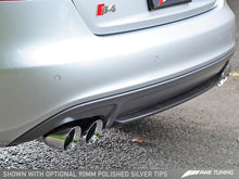 Cargar imagen en el visor de la galería, AWE Tuning Audi B8 / B8.5 S4 3.0T Track Edition Exhaust - Chrome Silver Tips (90mm)