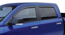 Cargar imagen en el visor de la galería, EGR 2019 Dodge Ram 1500 Crew Cab SlimLine In-Channel Window Visors Set of 4 - Dark Smoke