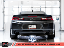 Cargar imagen en el visor de la galería, AWE Tuning 16-19 Chevrolet Camaro SS Axle-back Exhaust - Touring Edition (Diamond Black Tips)