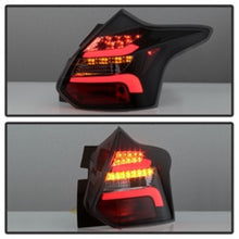 Cargar imagen en el visor de la galería, Spyder 12-14 Ford Focus 5DR LED Tail Lights - Black Smoke (ALT-YD-FF12-LED-BSM)