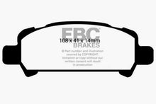 Cargar imagen en el visor de la galería, EBC 01-02 Subaru Impreza 2.0 Turbo WRX Bluestuff Rear Brake Pads