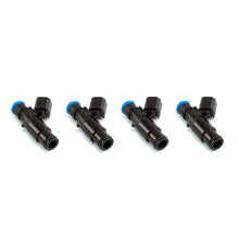 Cargar imagen en el visor de la galería, Injector Dynamics 1700x USCAR Connector / 48mm Length / 14mm (Black) BOTTOM Adaptor - Set of 4