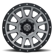 Cargar imagen en el visor de la galería, ICON Compression 17x8.5 6x5.5 0mm Offset 4.75in BS 106.1mm Bore Titanium Wheel