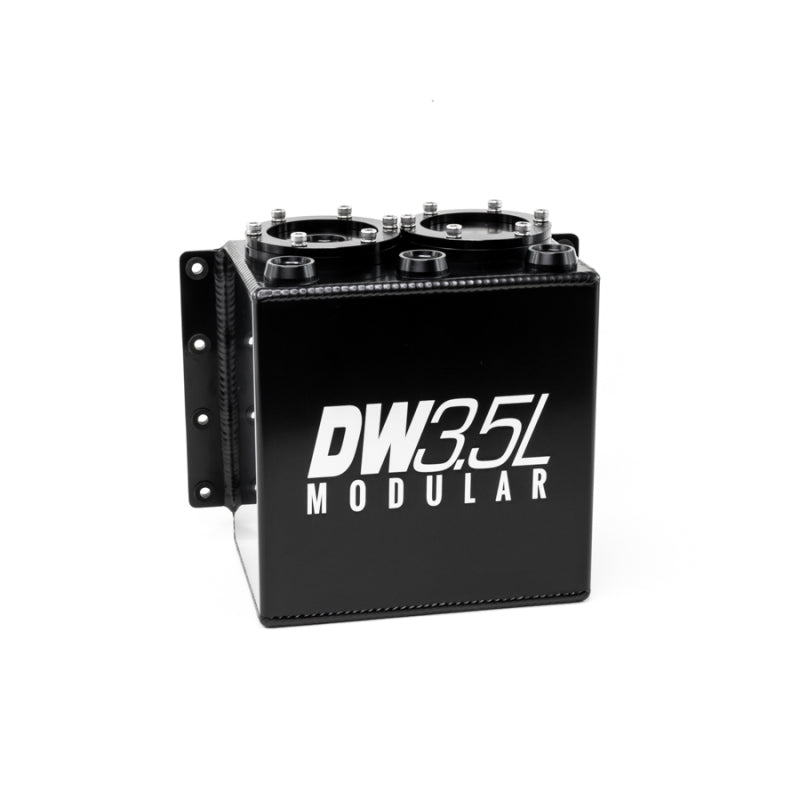 DeatschWerks 3.5L Modular Surge Tank (Fits 1-2 DW350iL Fuel Pumps - Pumps Not Included)