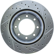 Cargar imagen en el visor de la galería, StopTech Select Sport Drilled &amp; Slotted Rotor - Front Left