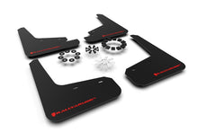 Cargar imagen en el visor de la galería, Rally Armor 20-26 Tesla Model Y, Juniper Y Black UR Mud Flap w/Red Logo