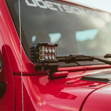 Cargar imagen en el visor de la galería, Rigid Industries 2018 Jeep JL - A-Pillar Mount Kit - Mounts Set of D / D-SS / SR-M / Ignite Series
