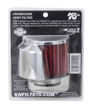 Cargar imagen en el visor de la galería, K&amp;N 1.5in Flange ID x 3in OD x 2.5in Height Clamp On Crankcase Vent Filter