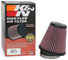 Cargar imagen en el visor de la galería, K&amp;N Filter Universal Rubber Filter 3 1/2 inch 10 Degree Flange 5 3/4 inch OD 6 inch Height