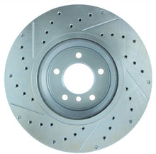 Cargar imagen en el visor de la galería, StopTech Select Sport 07-13 BMW 335i Slotted &amp; Drilled Vented Left Front Brake Rotor