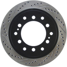 Cargar imagen en el visor de la galería, StopTech Slotted &amp; Drilled Sport Brake Rotor