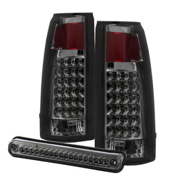xTune Yukon Denali 99-00 LED Tail Lights w/ 3rd LED Brake Light Smoked ALT-JH-CCK88-LED-SET-SM