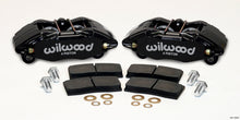 Cargar imagen en el visor de la galería, Wilwood DPHA Front Caliper &amp; Pad Kit Black Honda / Acura w/ 262mm OE Rotor